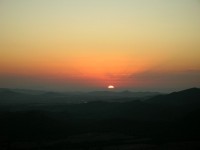 Un bonito amanecer de Cehegín y su comarca
